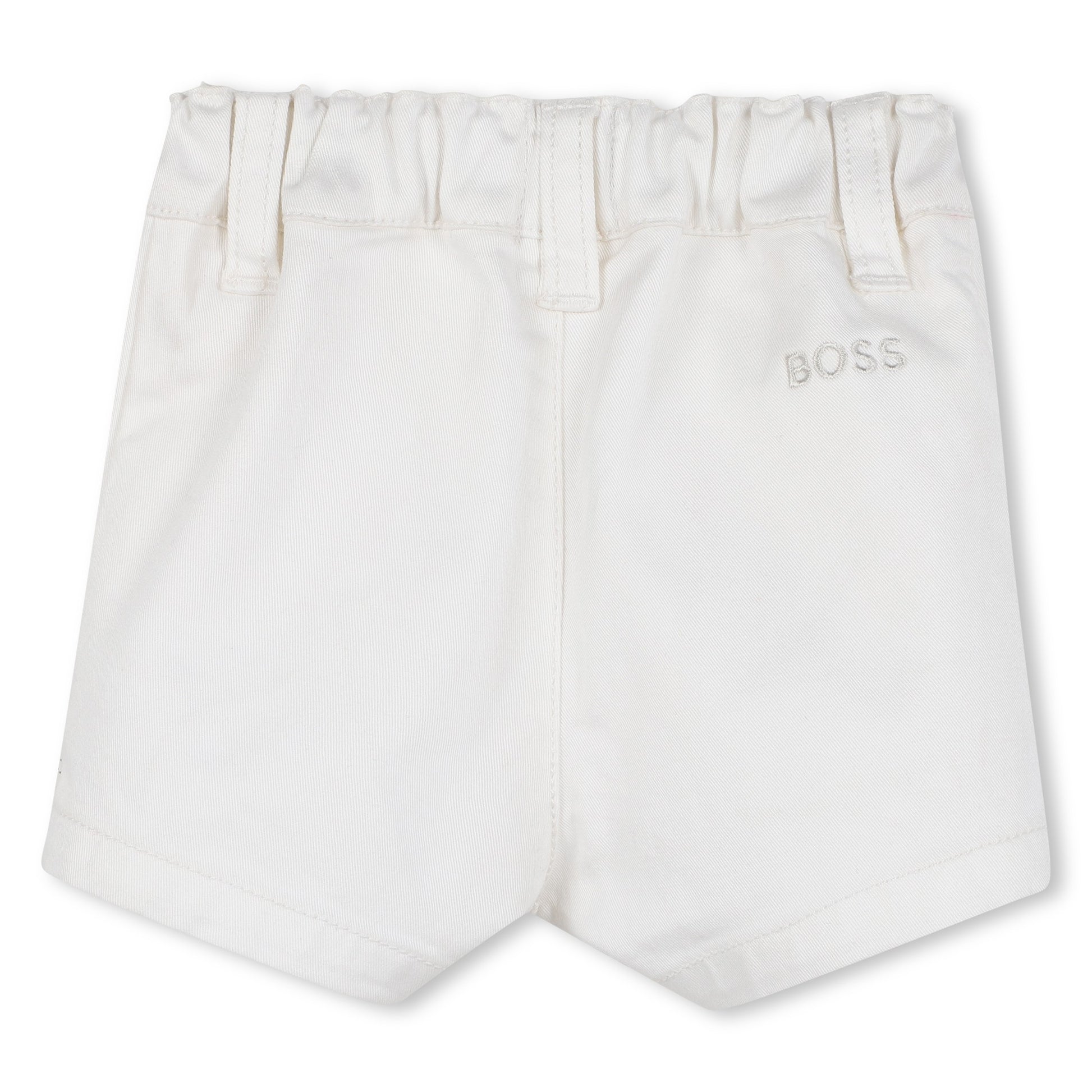 BOSS KIDSWEAR Baby Boys Blue Polo and Shorts Set Gift Box | Outfit Sets | Bon Bon Tresor
