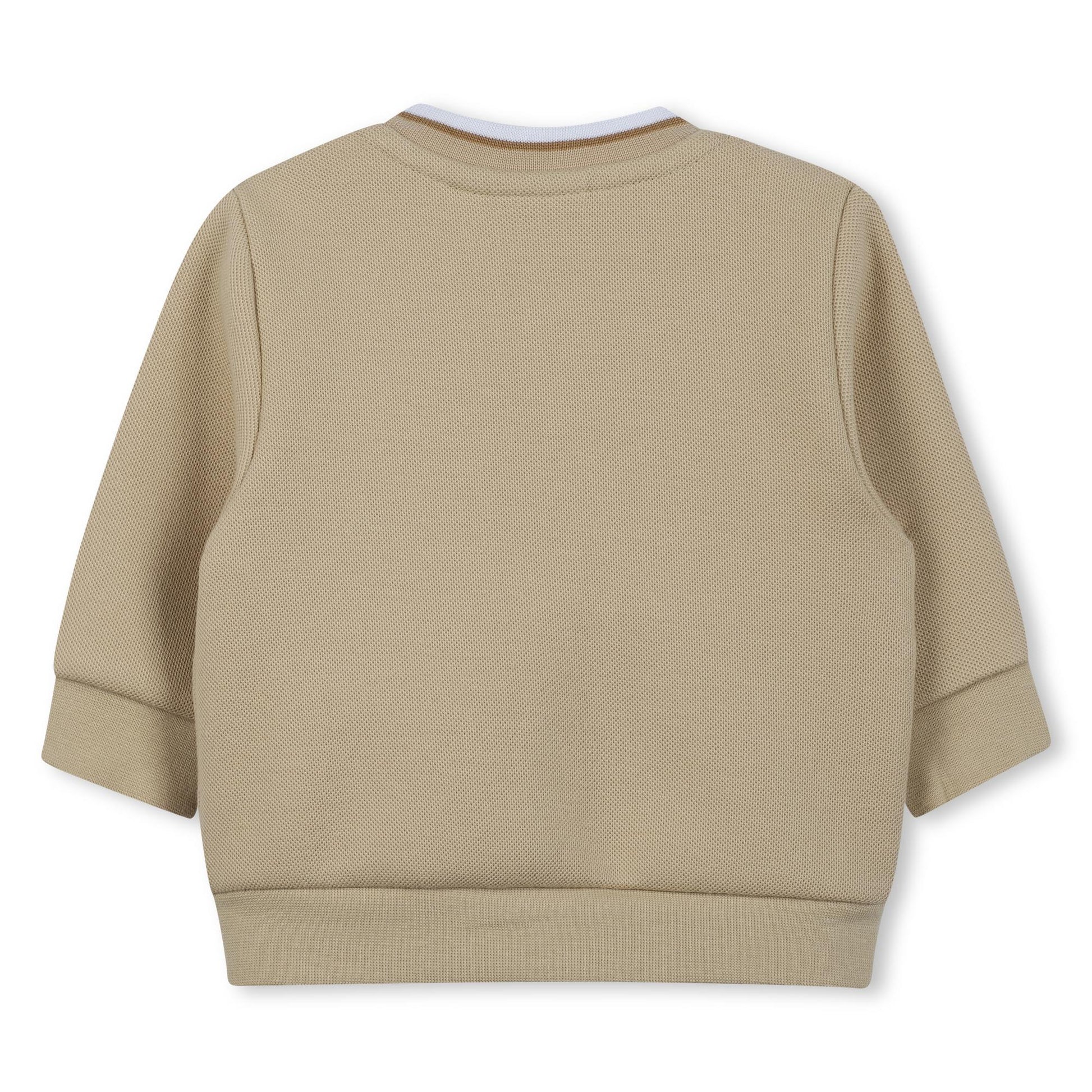BOSS KIDSWEAR Baby Boys Beige Jogging Set Gift Box | Outfit Sets | Bon Bon Tresor