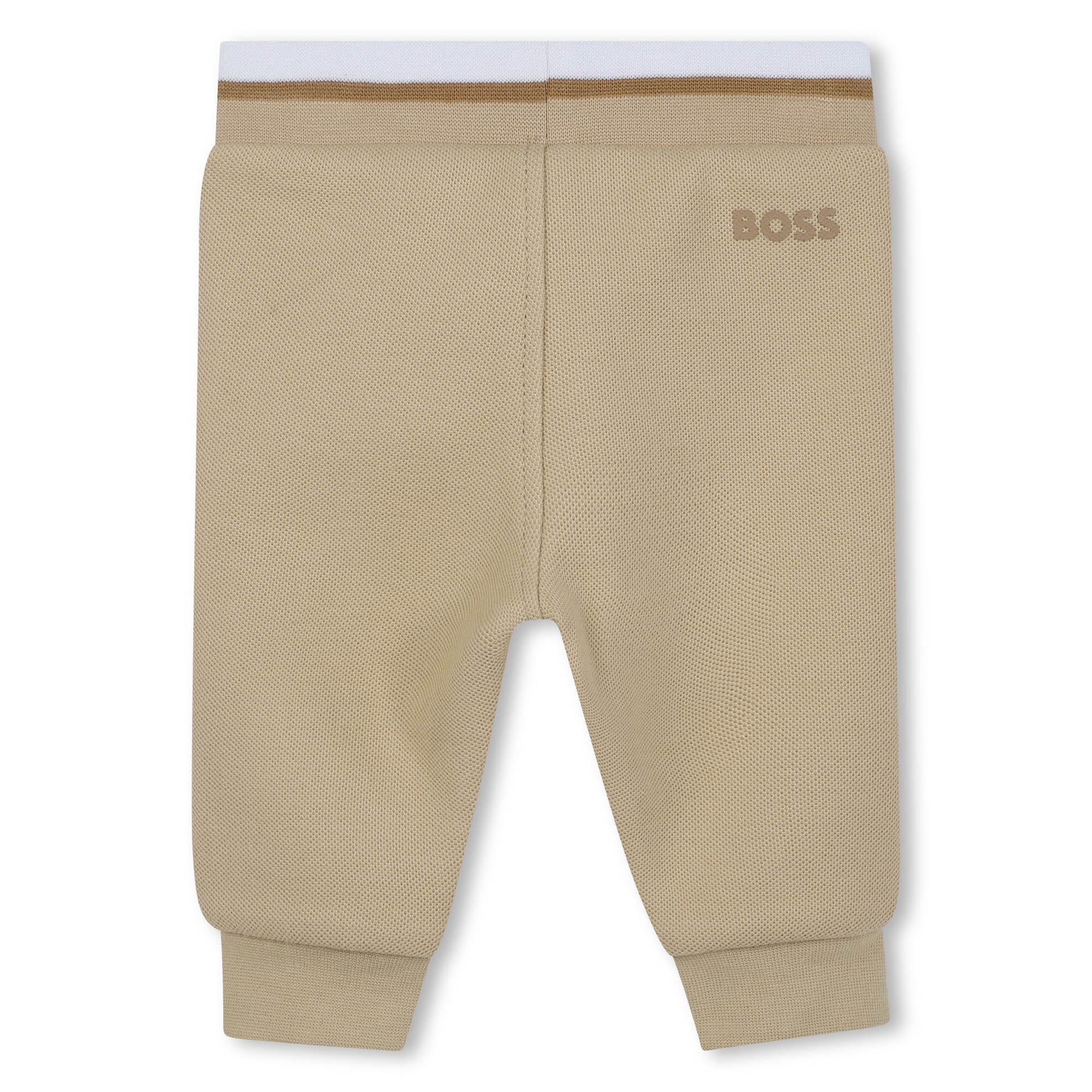 BOSS KIDSWEAR Baby Boys Beige Jogging Set Gift Box | Outfit Sets | Bon Bon Tresor