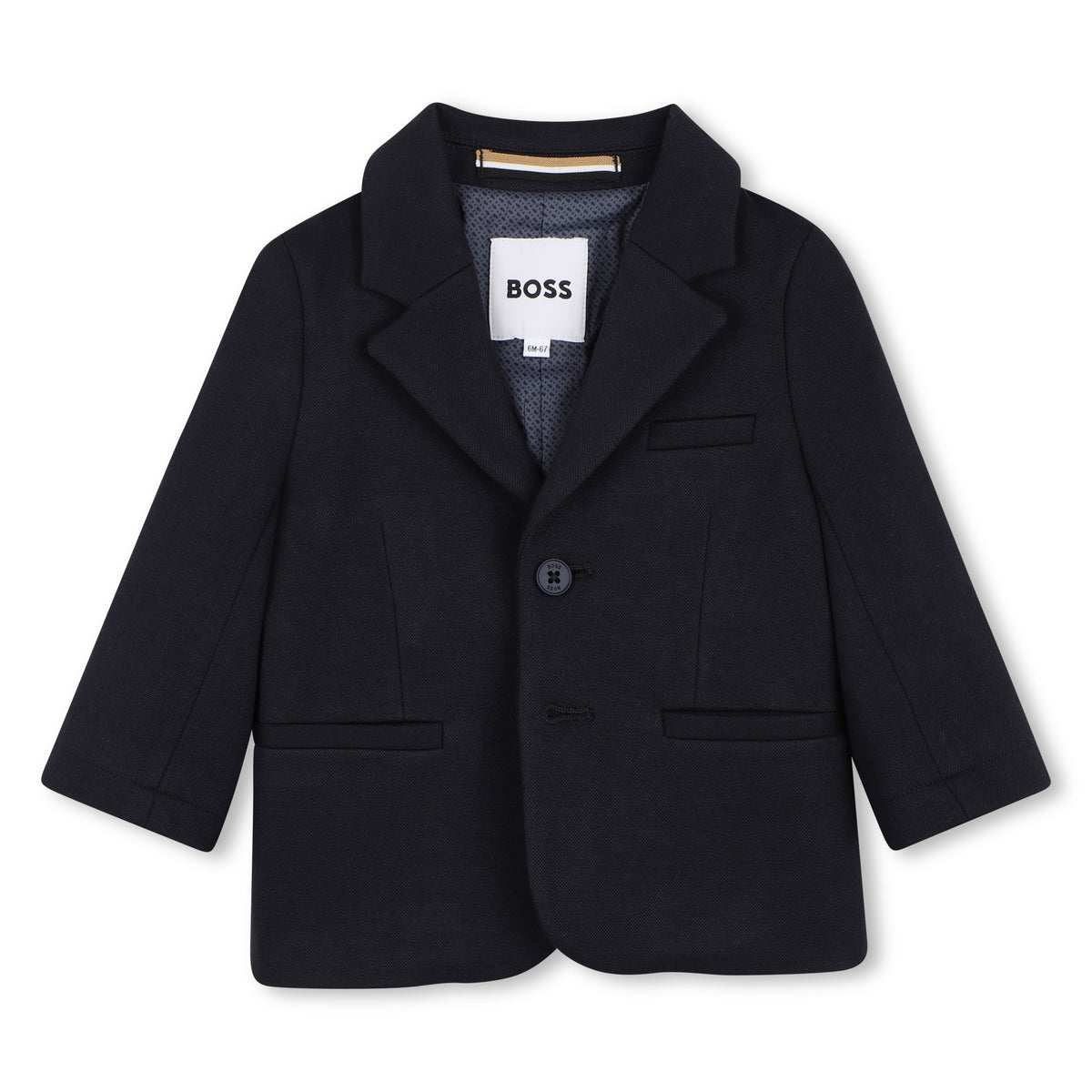 BOSS Baby Boys Marine Blue Suit Jacket | Suits & Sets | Bon Bon Tresor