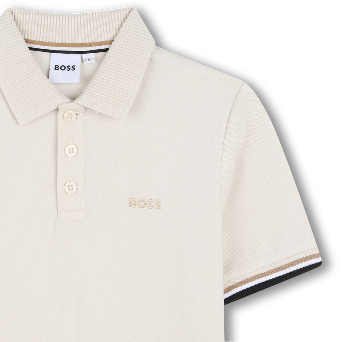 BOSS KIDS Boys Sand Polo Shirt | Tops & Shirts | Bon Bon Tresor