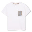 BOSS Boys White Graphics Short Sleeve T-Shirt | Tops & Shirts | Bon Bon Tresor