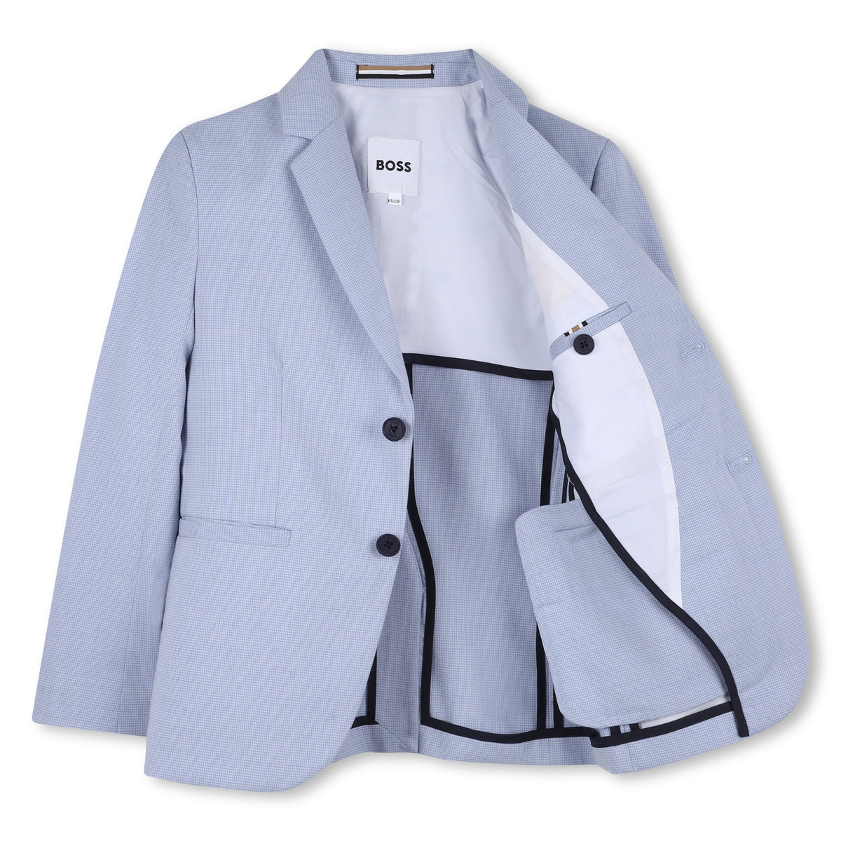 BOSS Boys Ceremonial Suit Jacket - Pewter | Suits & Sets | Bon Bon Tresor