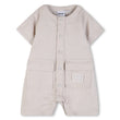 BOSS KIDS Baby Boys Short Sleeve Linen Jumpsuit