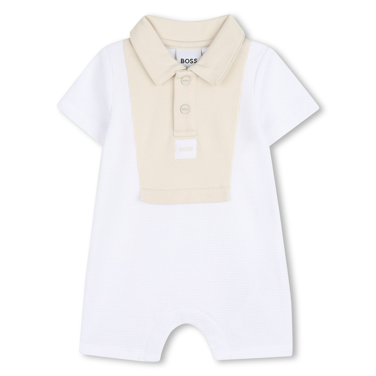 BOSS Baby Boys Short Sleeve Jumpsuit | Rompers & Playsuits | Bon Bon Tresor