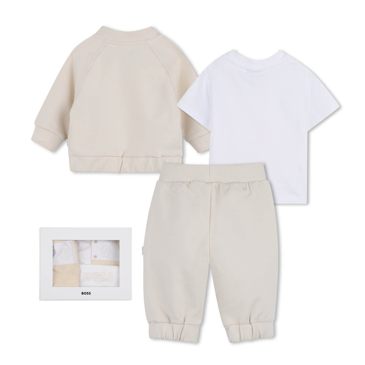 BOSS KIDS Baby Boys Beige Set Gift Box