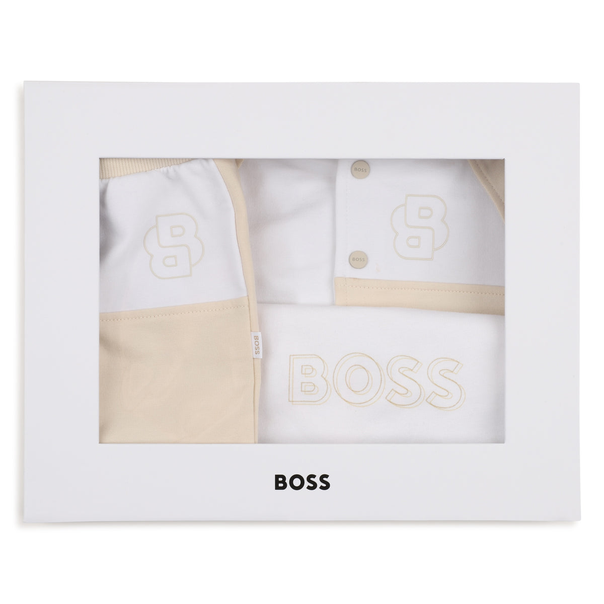 BOSS KIDS Baby Boys Beige Set Gift Box