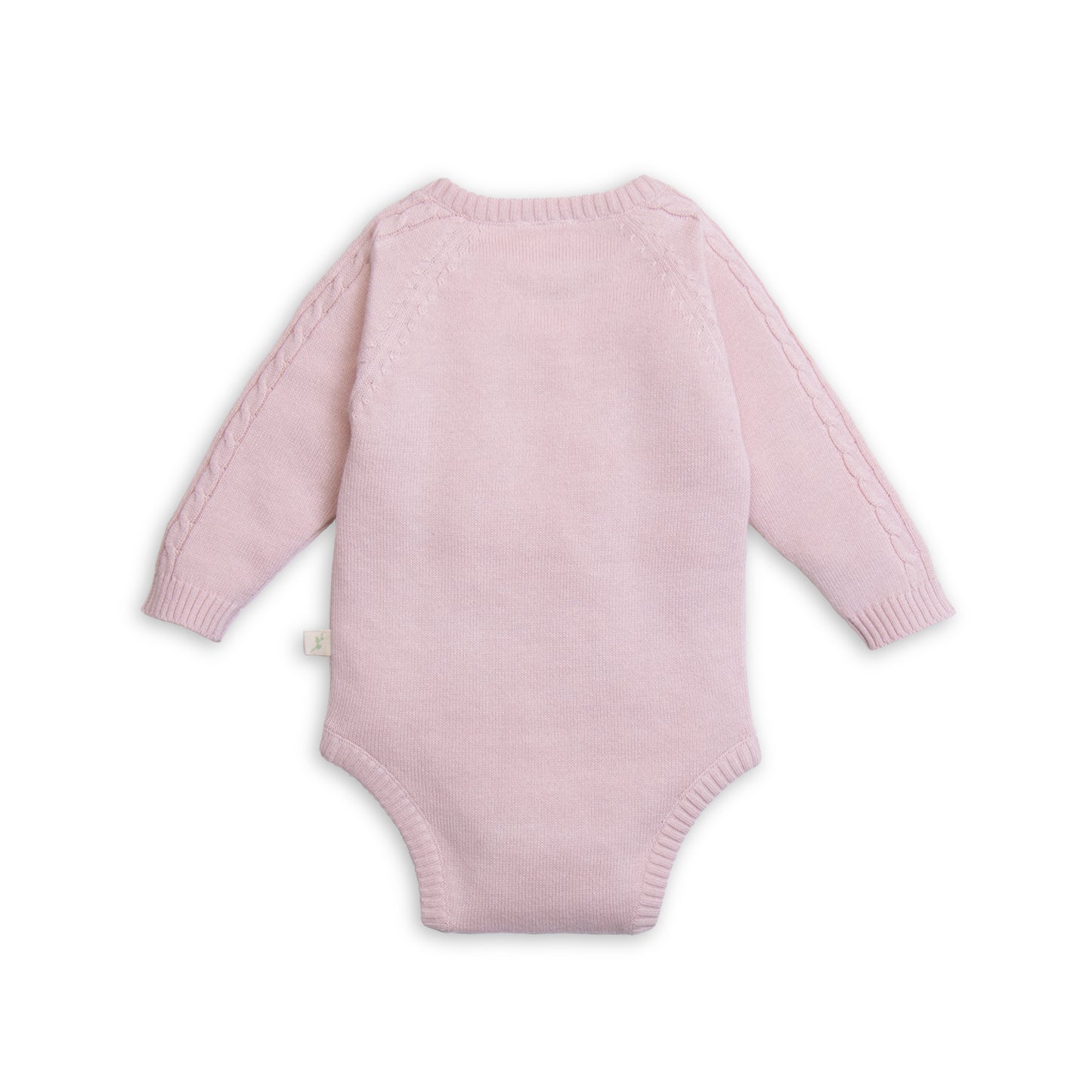 Tiny Twig Cable Knit Bodysuit - Lotus | Rompers & Playsuits | Bon Bon Tresor