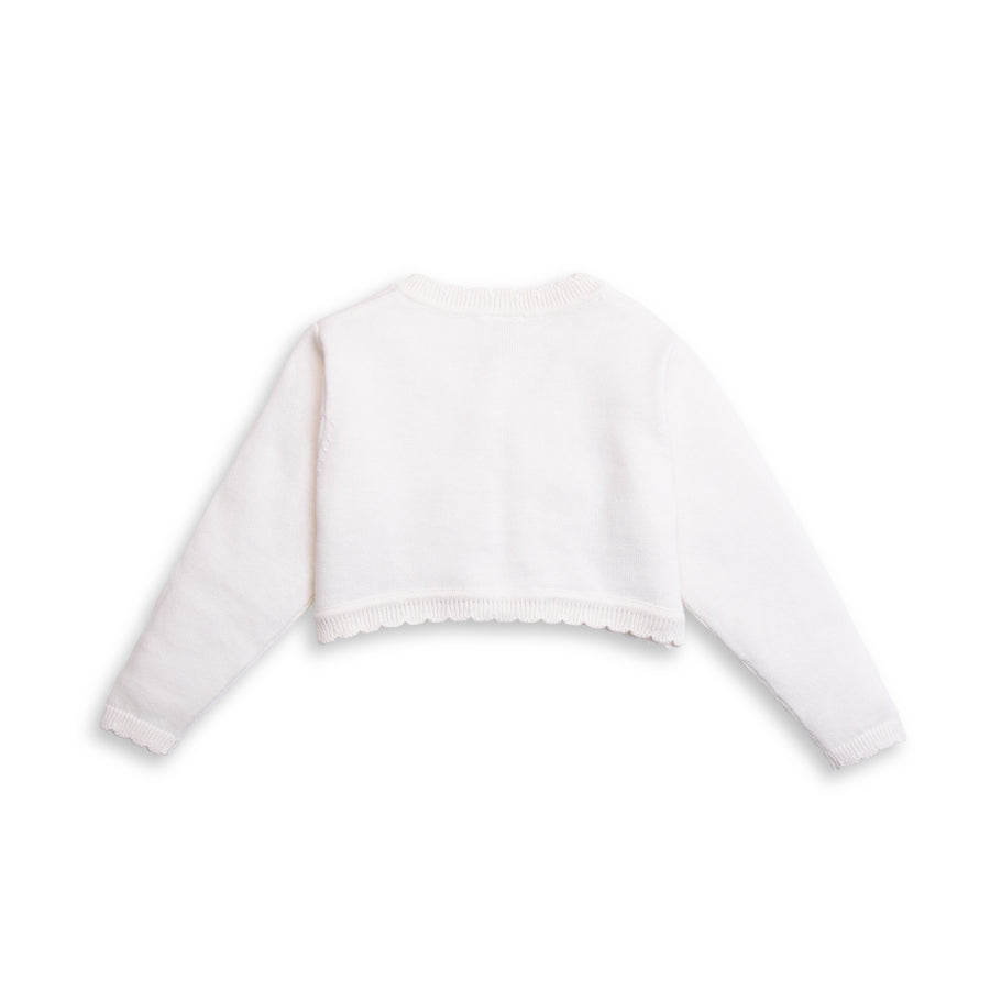 Tiny Twig Bolero Knitted - Snow Flake | Sweaters & Knitwear | Bon Bon Tresor