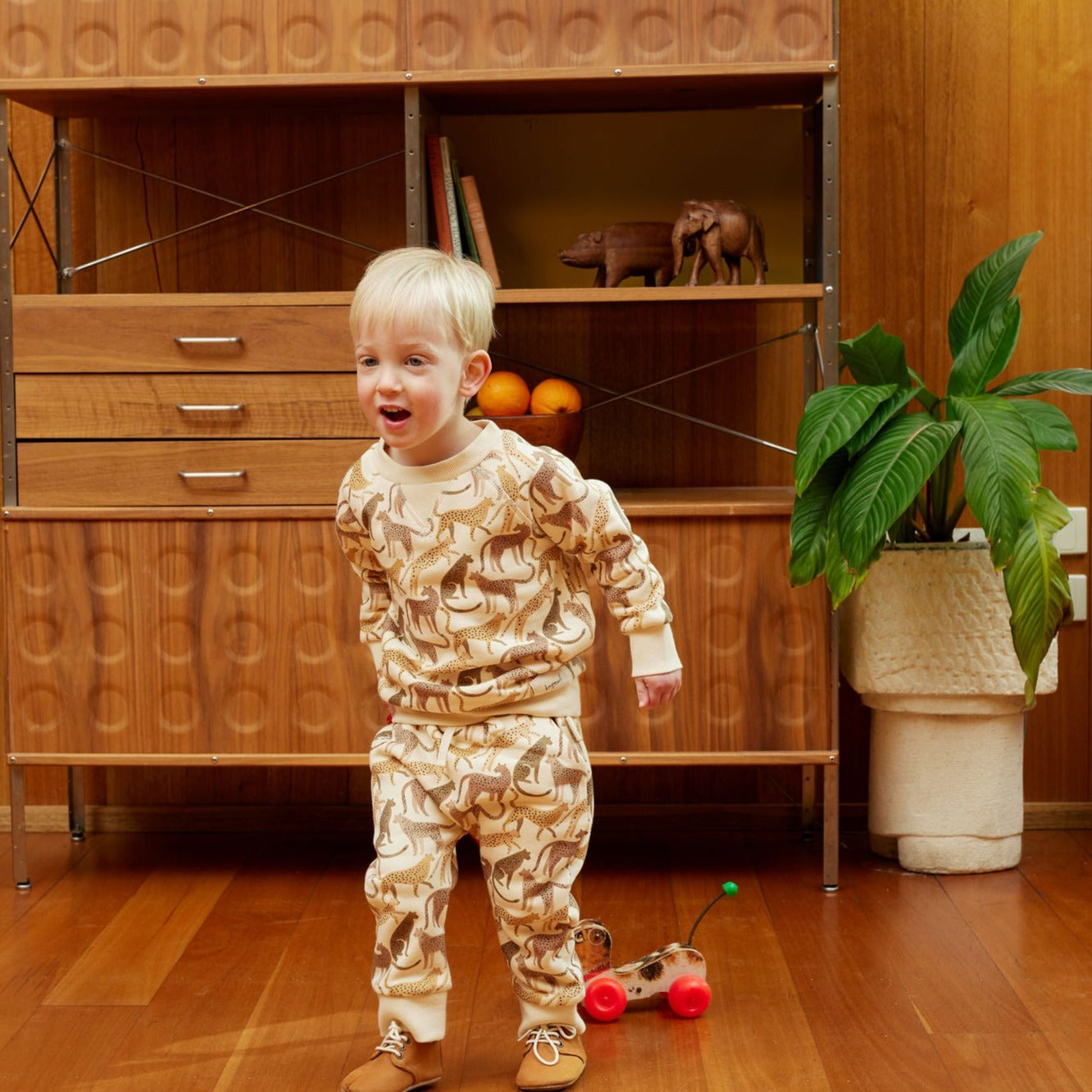Kapow Kids Rajah Fleece Drop Crotch Pant | Pants & Shorts | Bon Bon Tresor