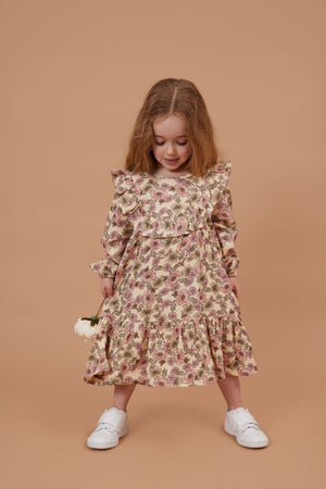 Kapow Kids Buttercup Puff Sleeve Dress | Dresses & Skirts | Bon Bon Tresor