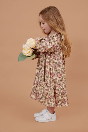 Kapow Kids Buttercup Puff Sleeve Dress | Dresses & Skirts | Bon Bon Tresor