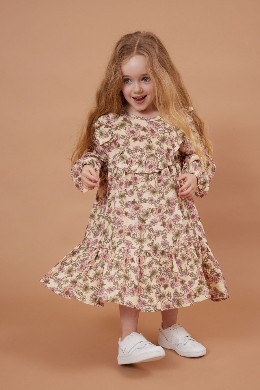 Kapow Kids Buttercup Puff Sleeve Dress | Dresses & Skirts | Bon Bon Tresor