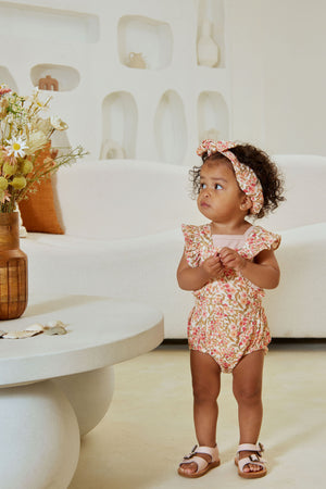 Kapow Kids Spring Blossom Playsuit | Rompers & Playsuits | Bon Bon Tresor