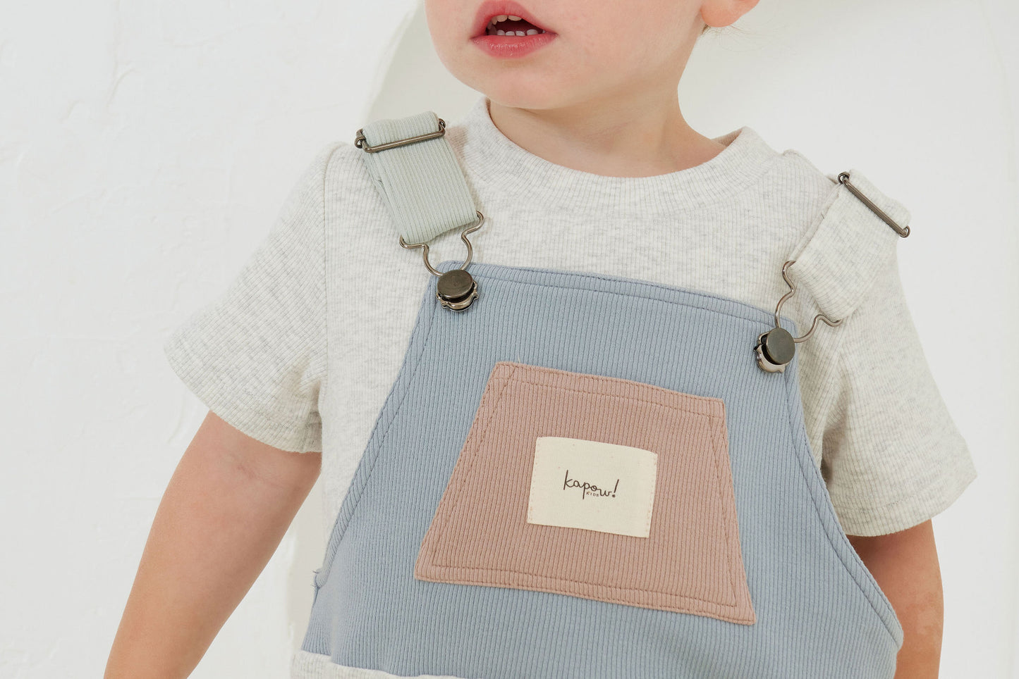 Kapow Kids Colour Block Rib Romper | Rompers & Playsuits | Bon Bon Tresor
