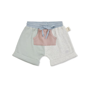 Kapow Kids Colour Block Rib Shorts | Pants & Shorts | Bon Bon Tresor