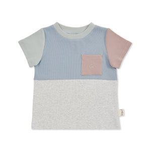 Kapow Kids Colour Block Rib T-Shirt | Tops & T-Shirts | Bon Bon Tresor