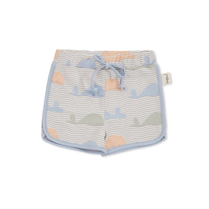 Kapow Kids Save The Whales Swim Trunks UPF50+ | Swimwear | Bon Bon Tresor