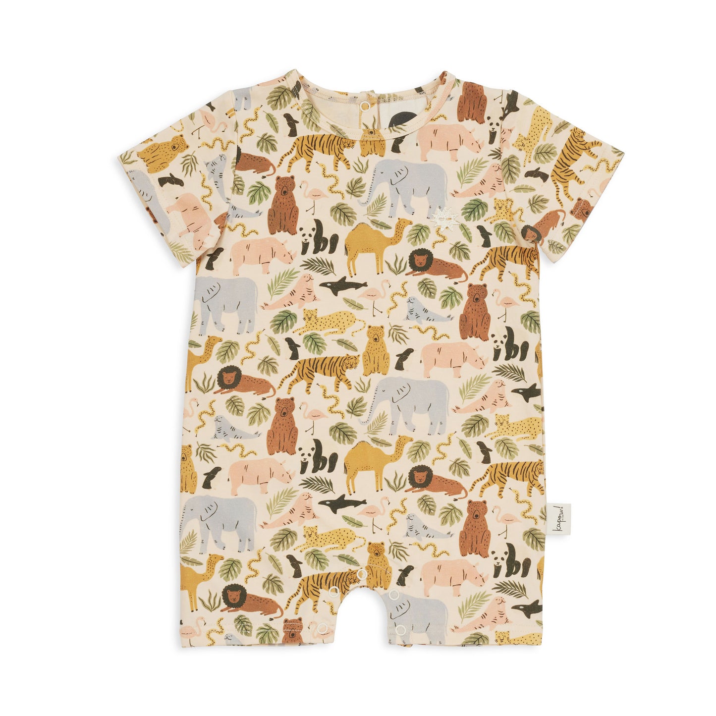Kapow Kids Baby Boys Animal Kingdom All In One | Rompers & Playsuits | Bon Bon Tresor