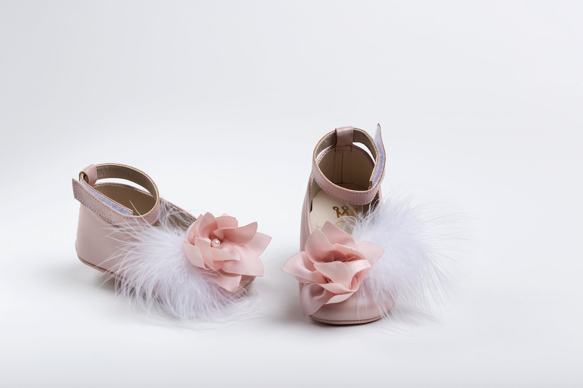 Kiddie Couture Rose Petal Prewalker Dress Shoe | Dress Shoes | Bon Bon Tresor