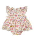 Louise Misha Lena Romper - Cream Bucolia Fields | Rompers & Playsuits | Bon Bon Tresor