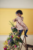 Louise Misha Girls Roulotta Dress - Cream Poppies | Dresses | Bon Bon Tresor