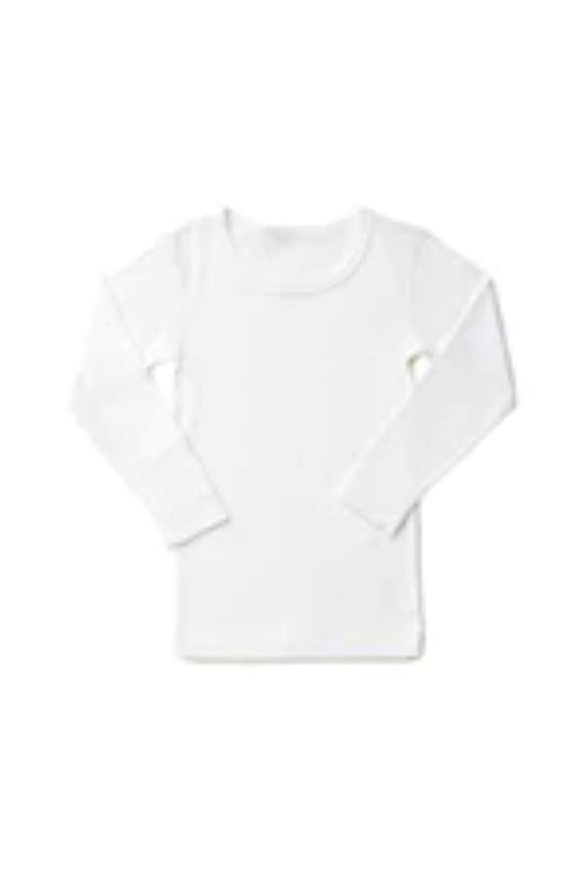 Marquise Baby White Long Sleeve Spencer Top | Tops | Bon Bon Tresor