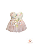 Mimi Miya Enchanted Baby Floral Applique Romper - Pink | Rompers & Playsuits | Bon Bon Tresor