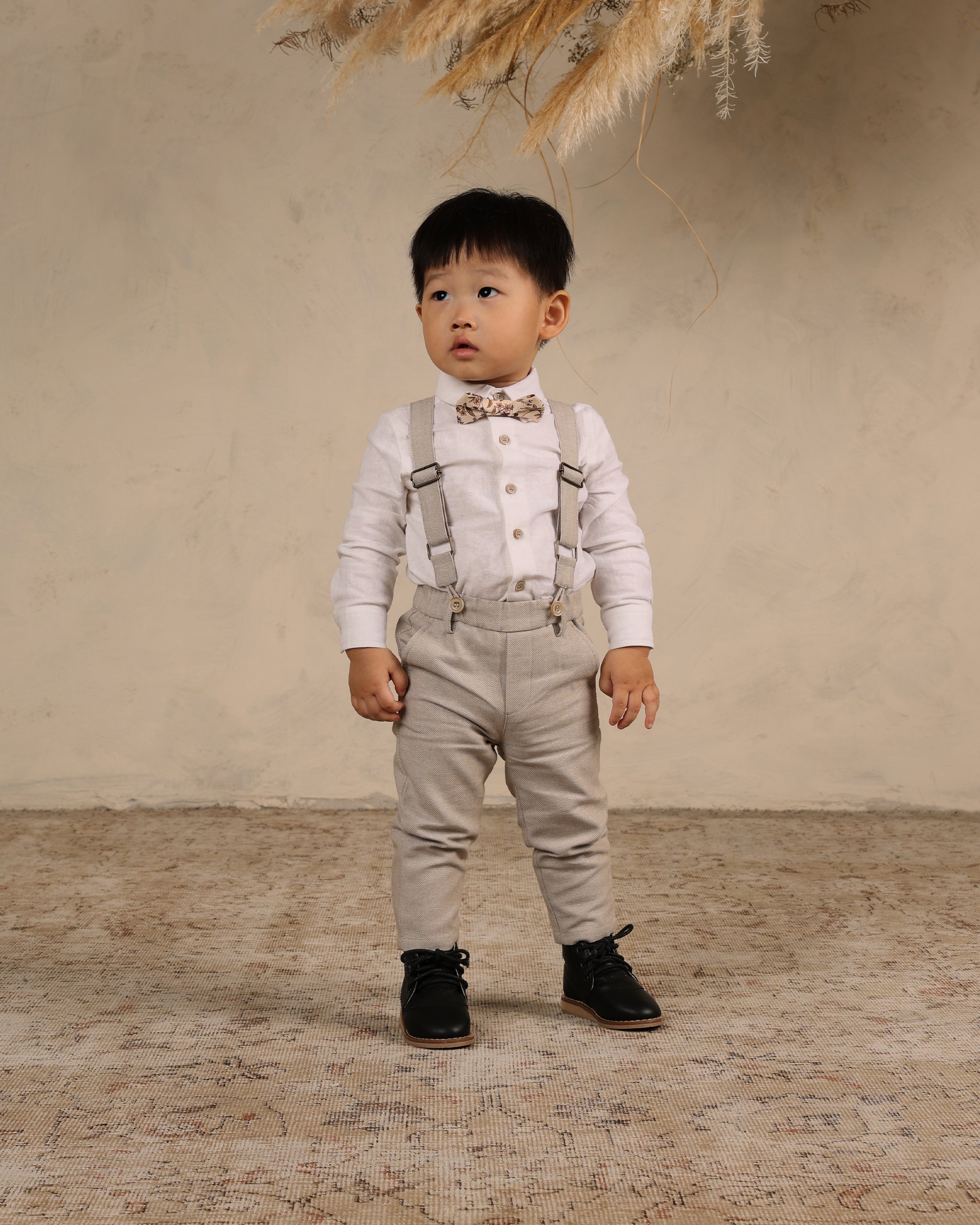 Noralee Suspender Pant - Fog