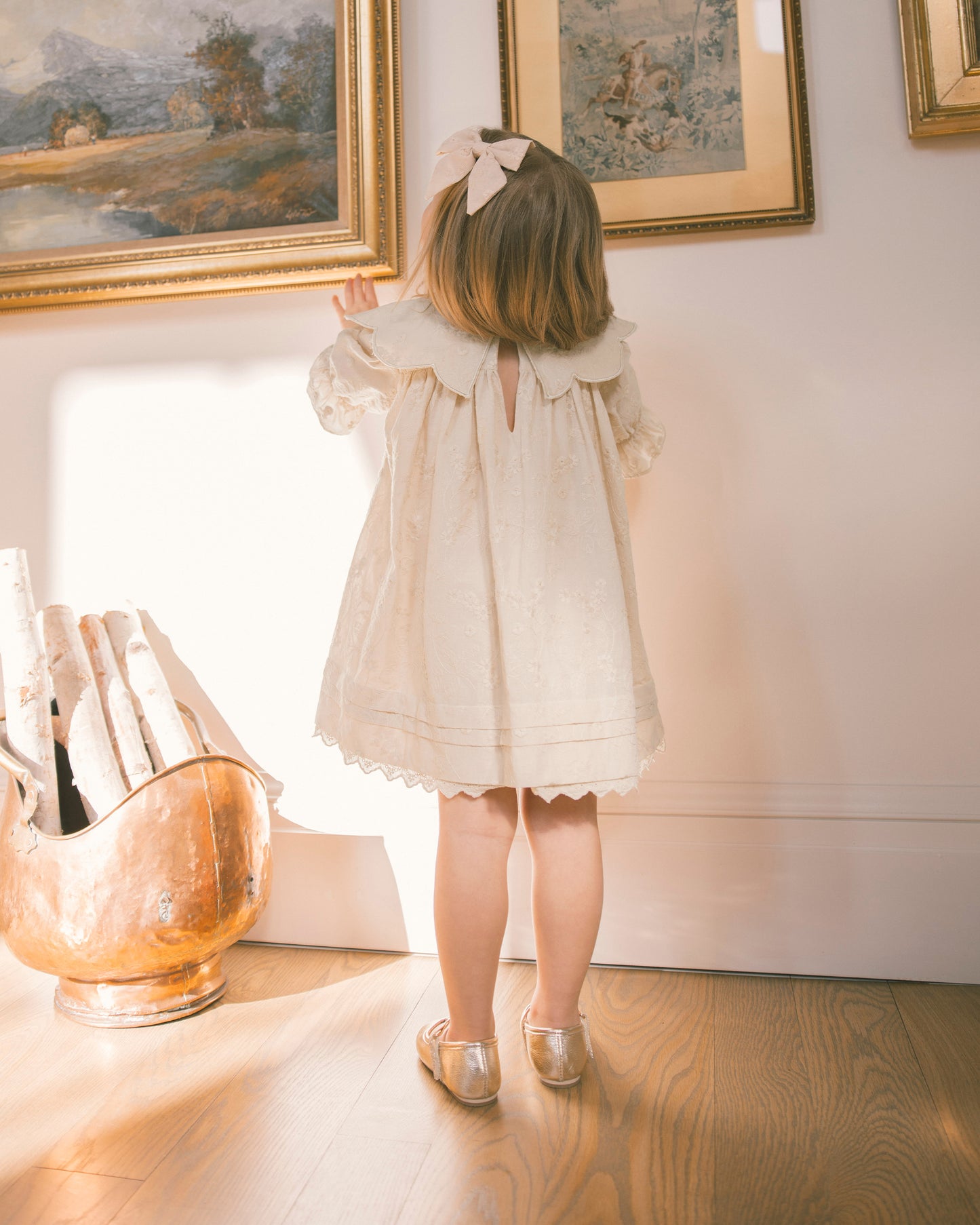 Noralee Girls Mabel Dress - Natural