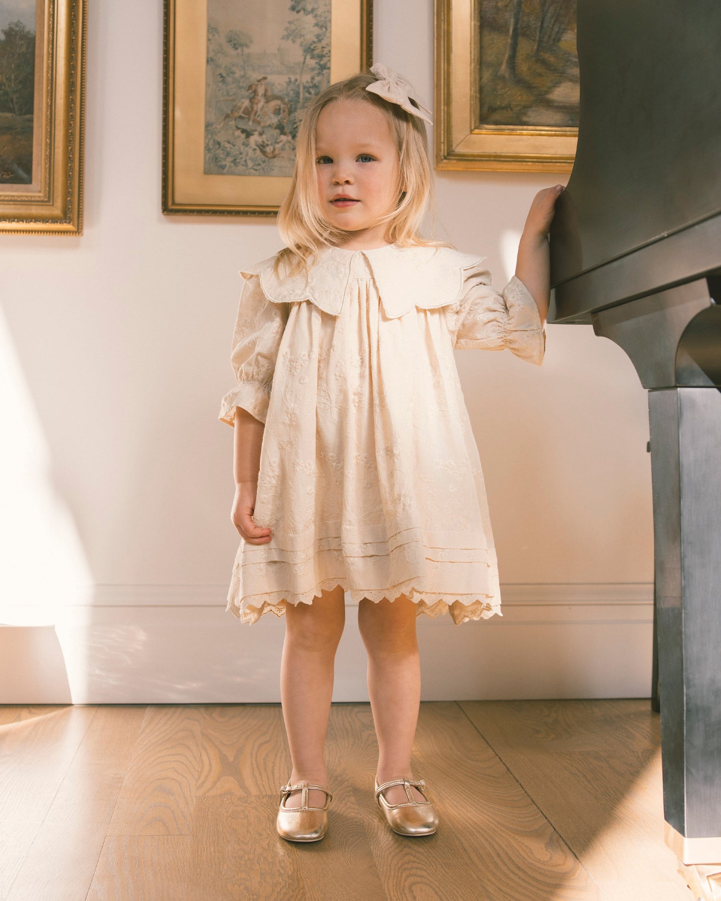 Noralee Girls Mabel Dress - Natural