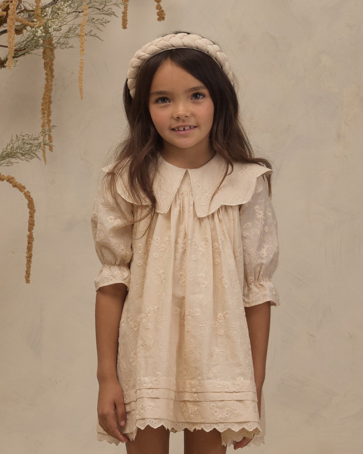 Noralee Girls Mabel Dress - Natural