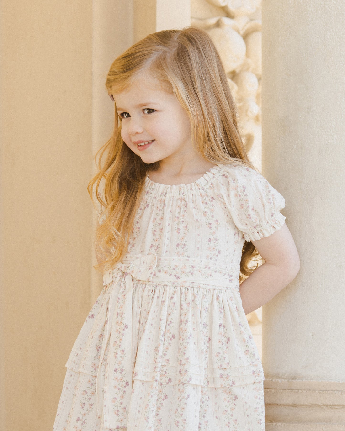 Noralee Annette Dress - Floral Stripe | Dresses & Skirts | Bon Bon Tresor
