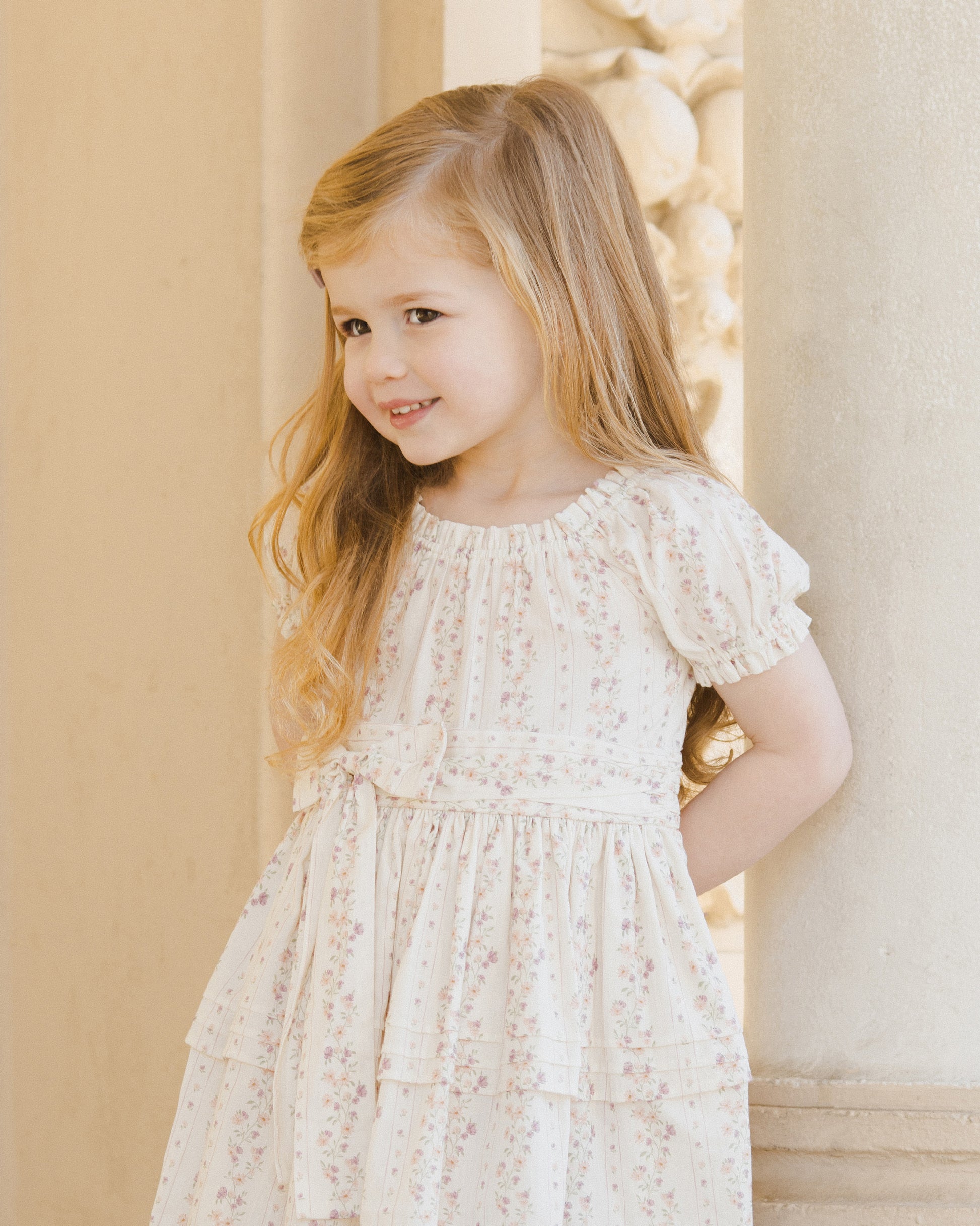 Noralee Annette Dress - Floral Stripe | Dresses & Skirts | Bon Bon Tresor