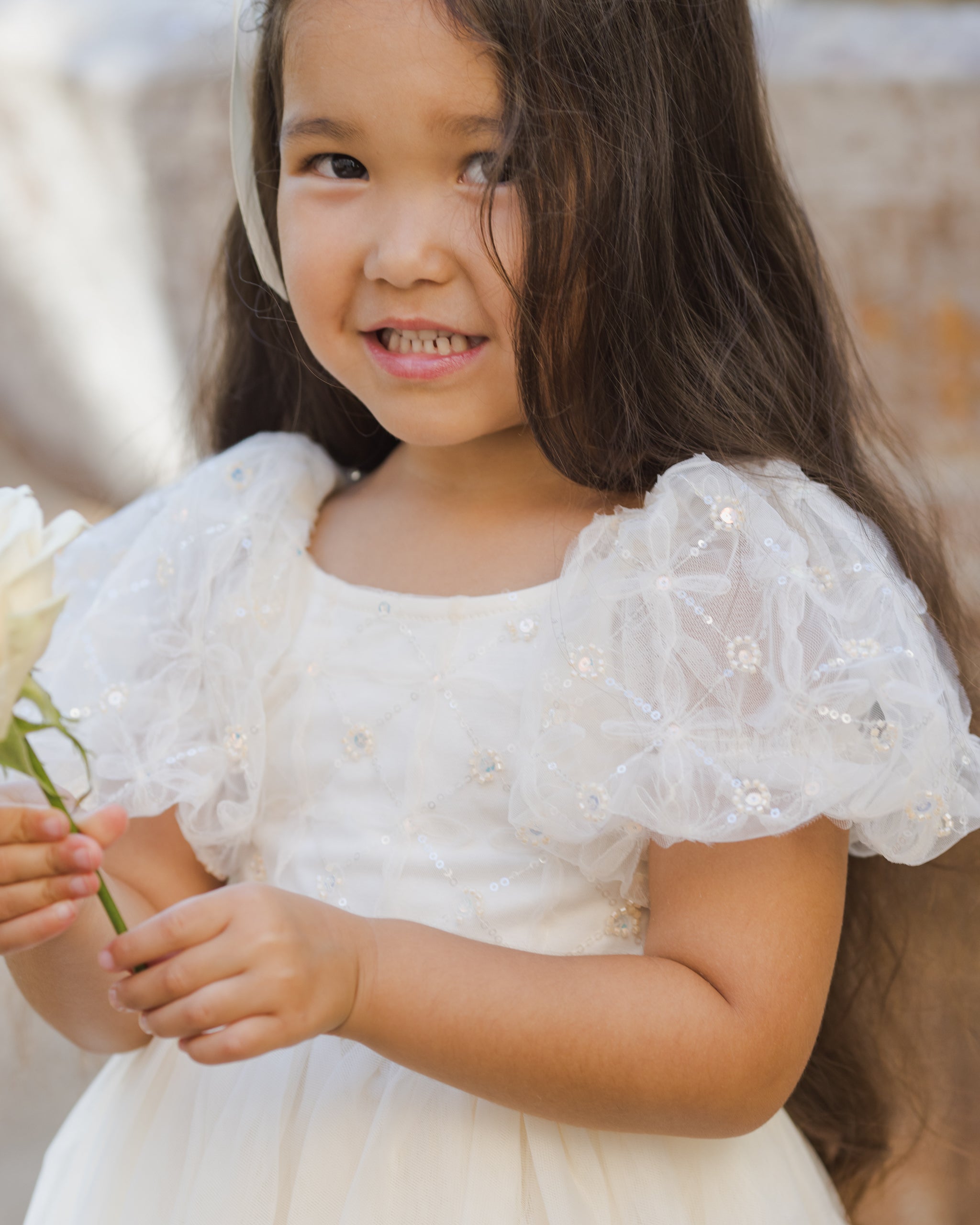 Noralee Girls Dorothy Dress - Ivory