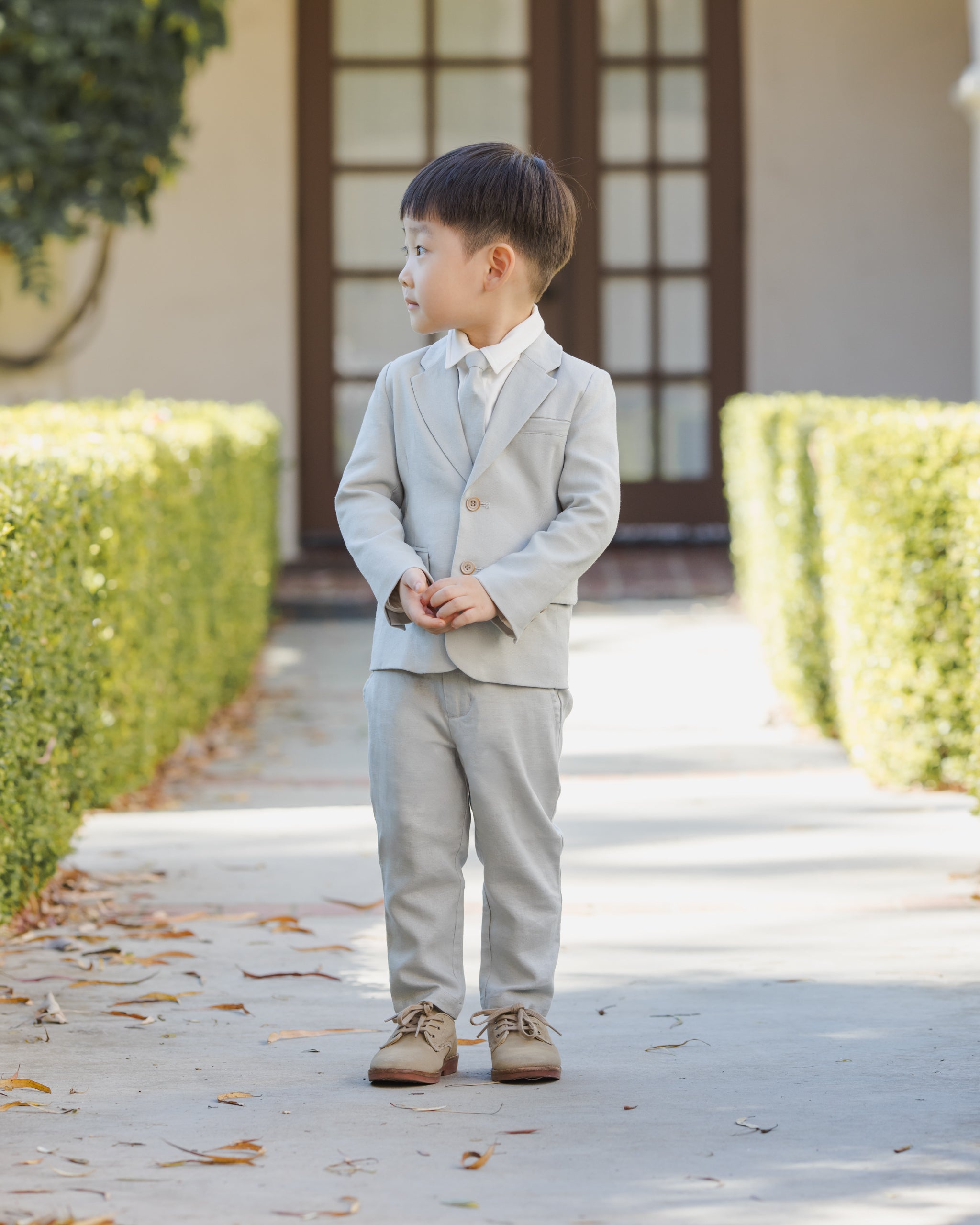 Noralee Boys Sebastian Pant - Heathered Mist