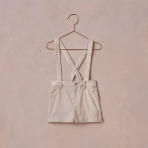 Noralee Suspender Short Linen | Suits & Sets | Bon Bon Tresor