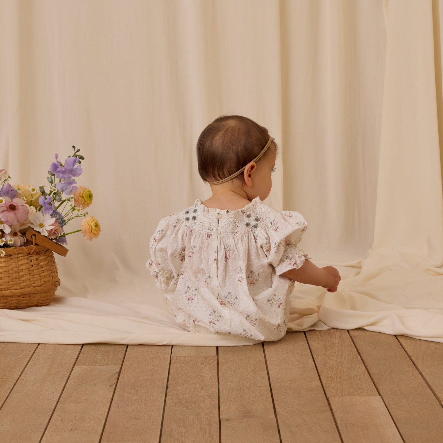 Noralee Baby Girls Maddie Romper - Bouquet | Rompers & Playsuits | Bon Bon Tresor