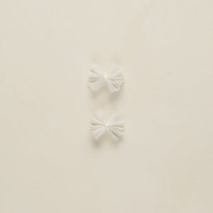 Noralee Flutter Tulle Clip - Ivory | Hair Accessories | Bon Bon Tresor