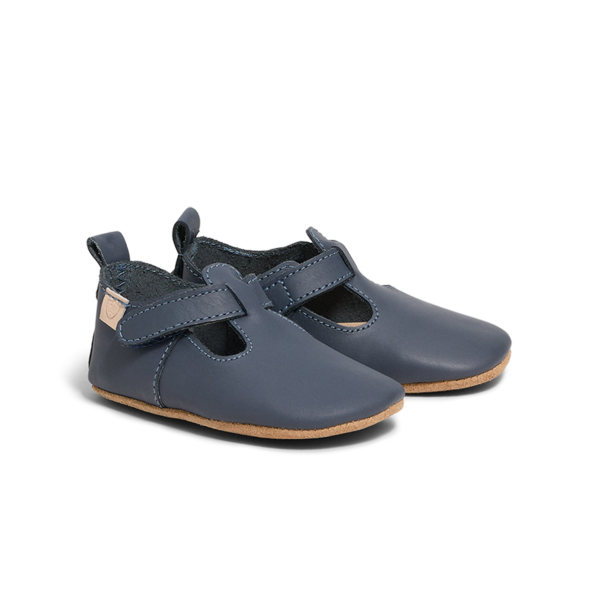 Pretty Brave Baby Boys Amsterdam Indigo Shoes | Dress Shoes | Bon Bon Tresor