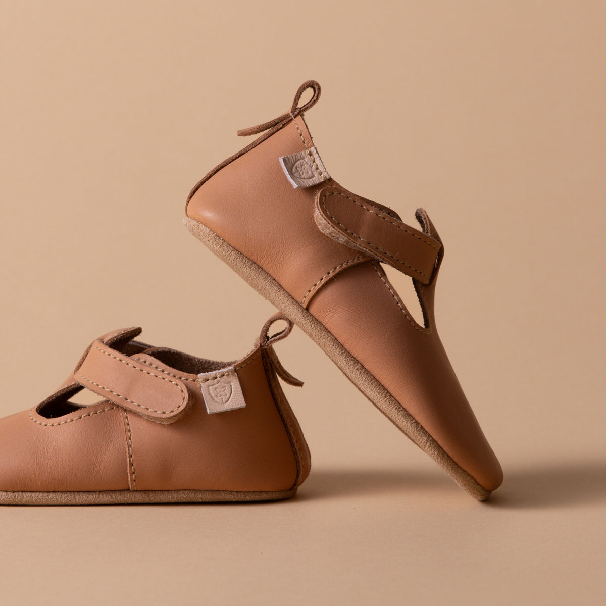 Pretty Brave Baby Boys Amsterdam Tan Shoes | Dress Shoes | Bon Bon Tresor