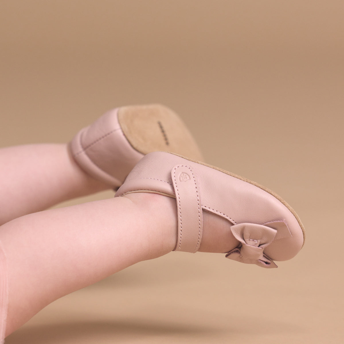 Pretty Brave Baby Girls Bonnie Dusty Pink Shoes | Dress Shoes | Bon Bon Tresor