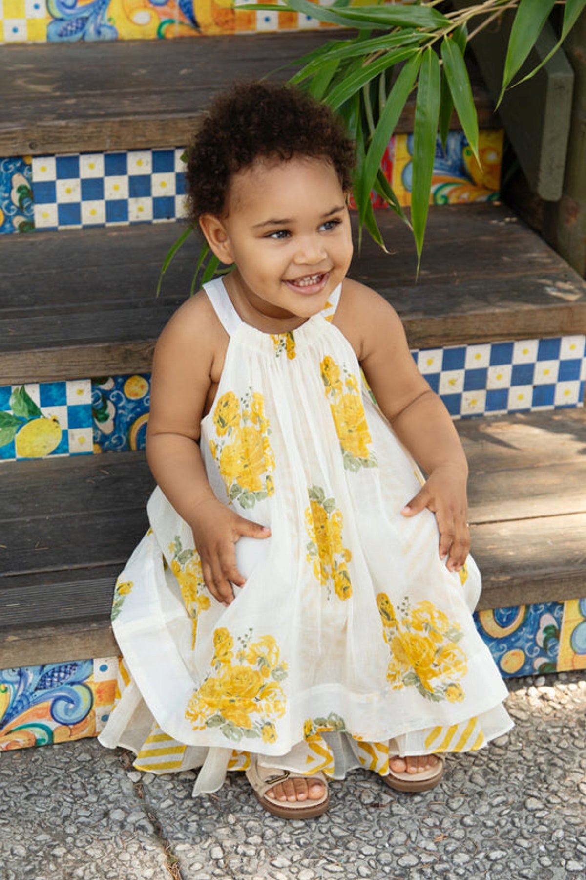 Yo Baby Pia Halter Girls Dress