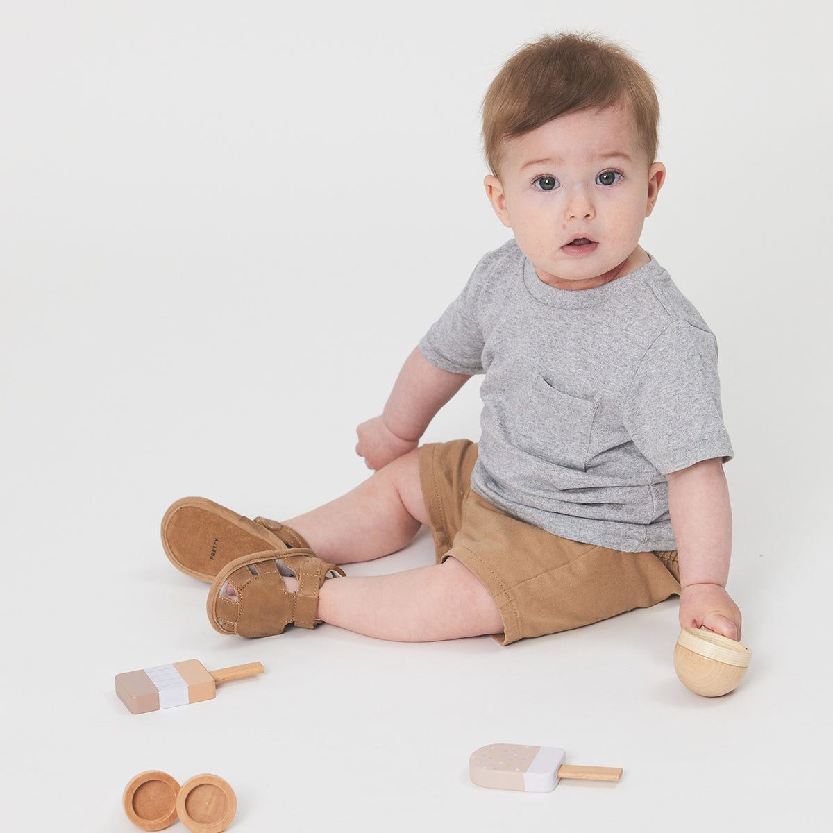 Pretty Brave Milo Sandal Tan | Sandals | Bon Bon Tresor