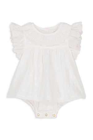 Louise Misha Anusha Romper - White | Rompers & Playsuits | Bon Bon Tresor