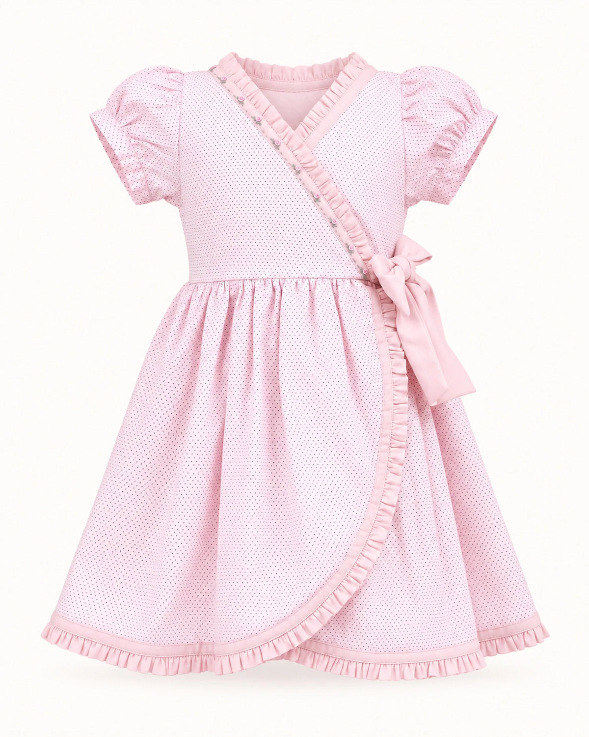 Mimi Miya Rosalia Girls Wrap Dress