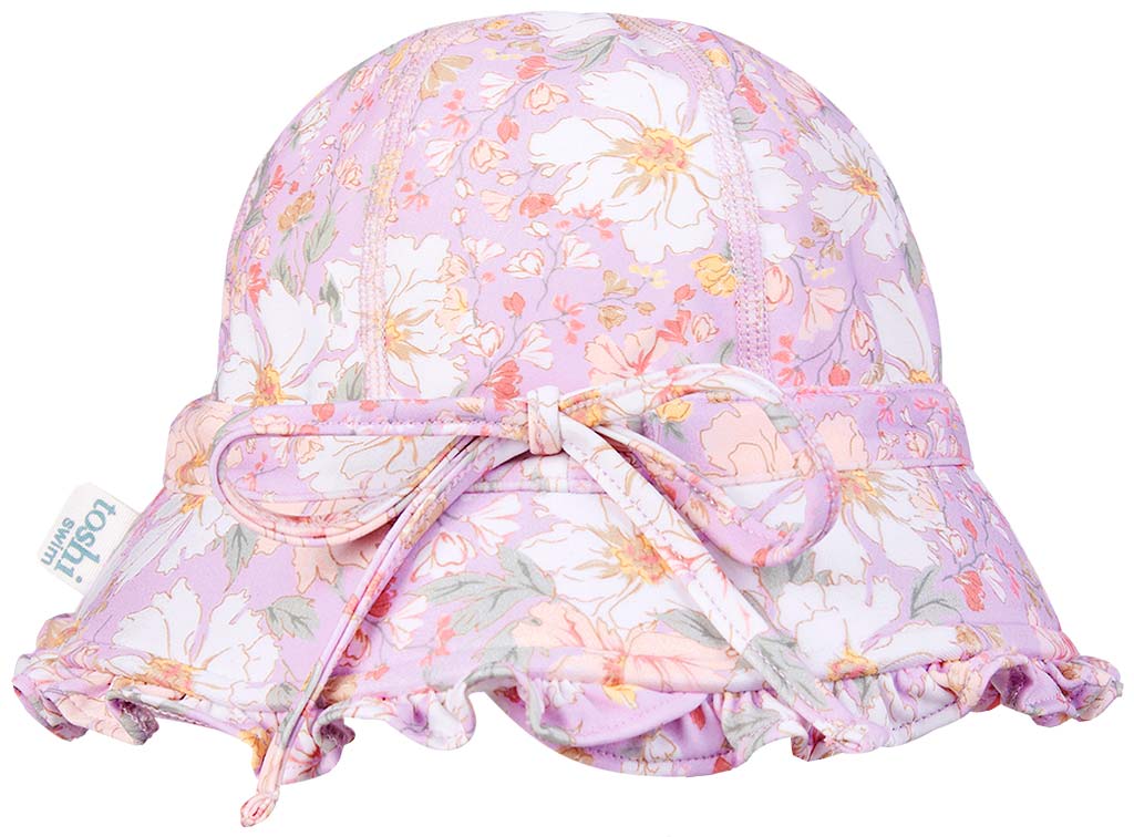 Toshi Swim Baby Bell Hat Classic Dahlia | Swimwear | Bon Bon Tresor