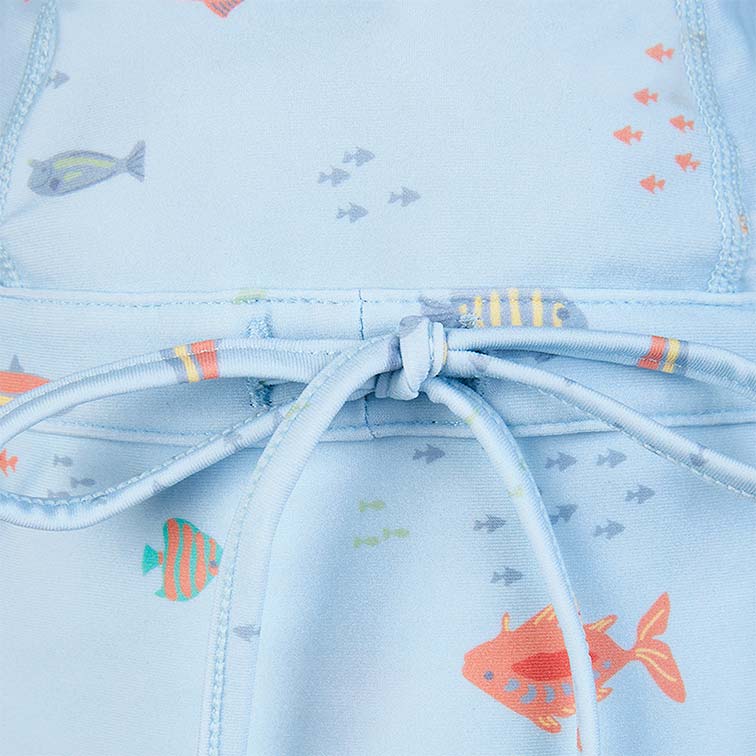 Toshi Swim Baby Flap Cap Classic Reef | Swimwear | Bon Bon Tresor