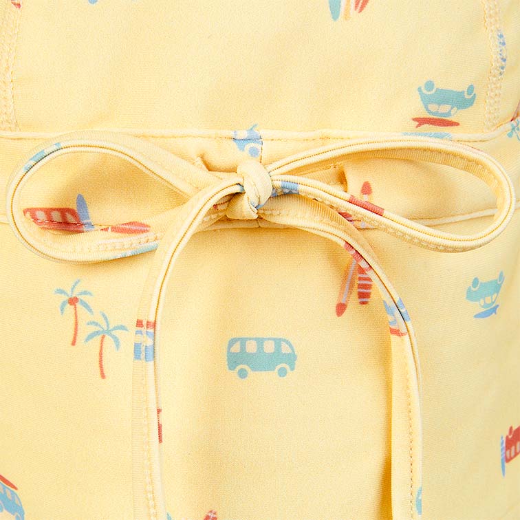 Toshi Swim Baby Flap Cap Classic Sunny | Swimwear | Bon Bon Tresor