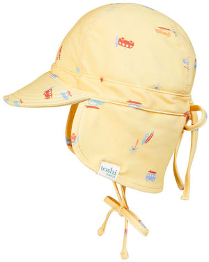 Toshi Swim Baby Flap Cap Classic Sunny | Swimwear | Bon Bon Tresor